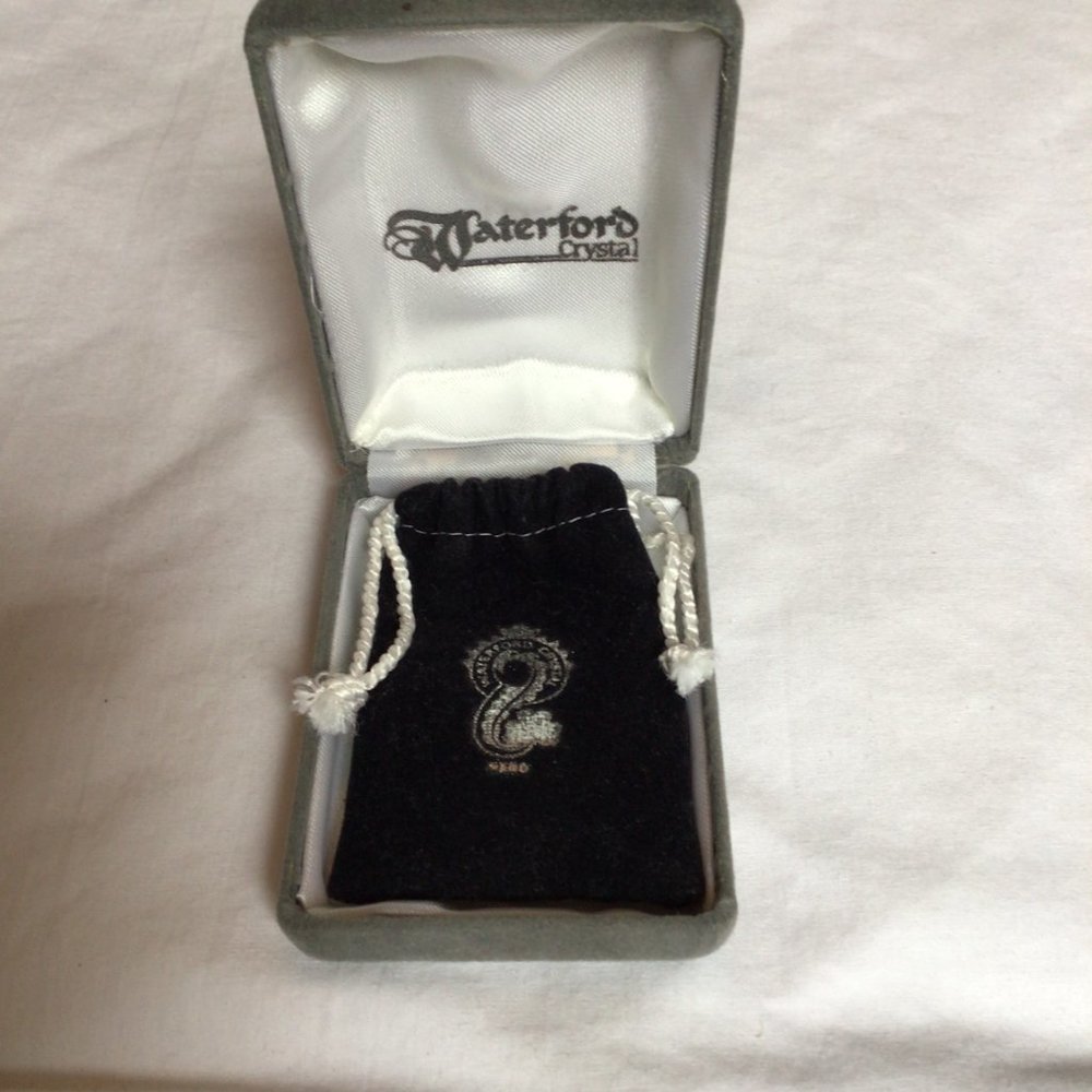 Waterford Crystal Heart Pendant with Silver Chain - Picture 3 of 6